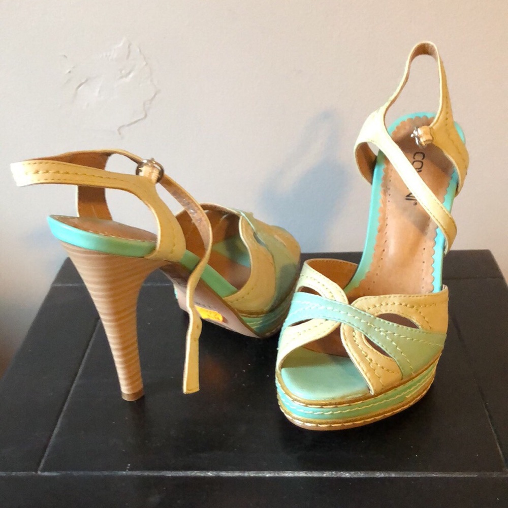 Blue Summer Heels